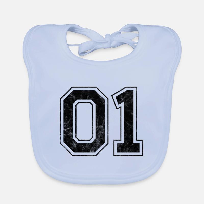 Number 01 Organic Baby Bibs