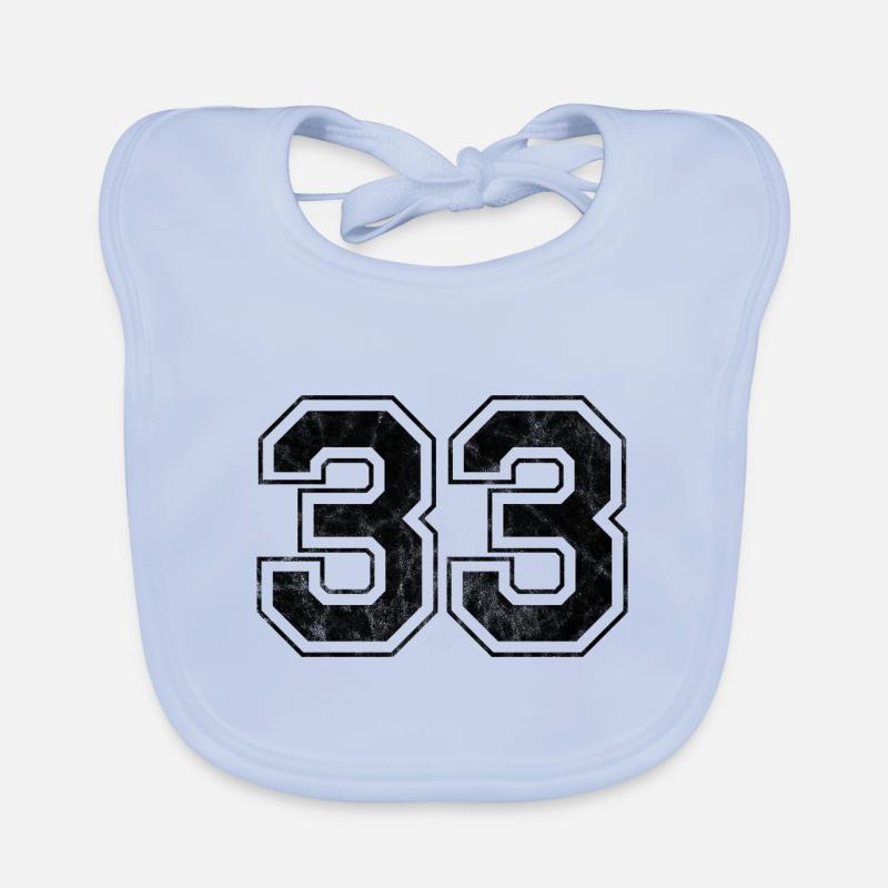 Numéro 33 Bavoir bio Bébé