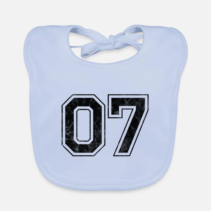 Numéro 07 Bavoir bio Bébé