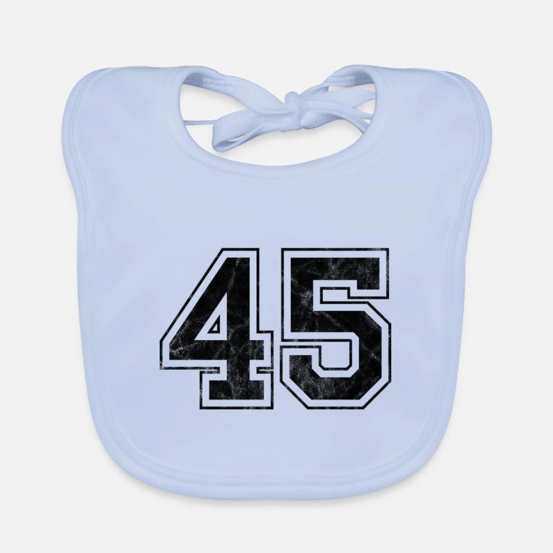 Numéro 45 Bavoir bio Bébé