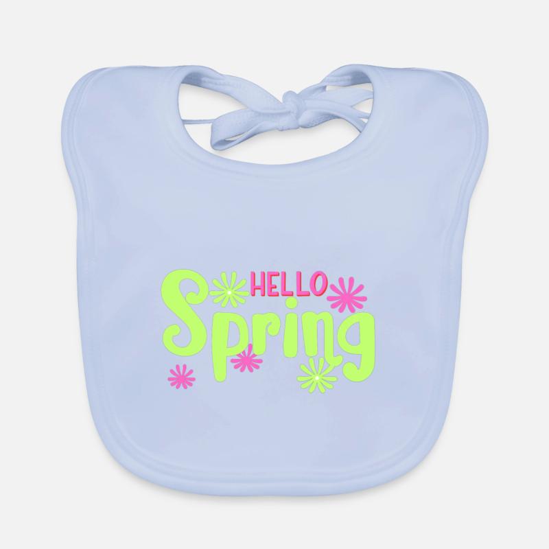 hello spring Organic Baby Bibs