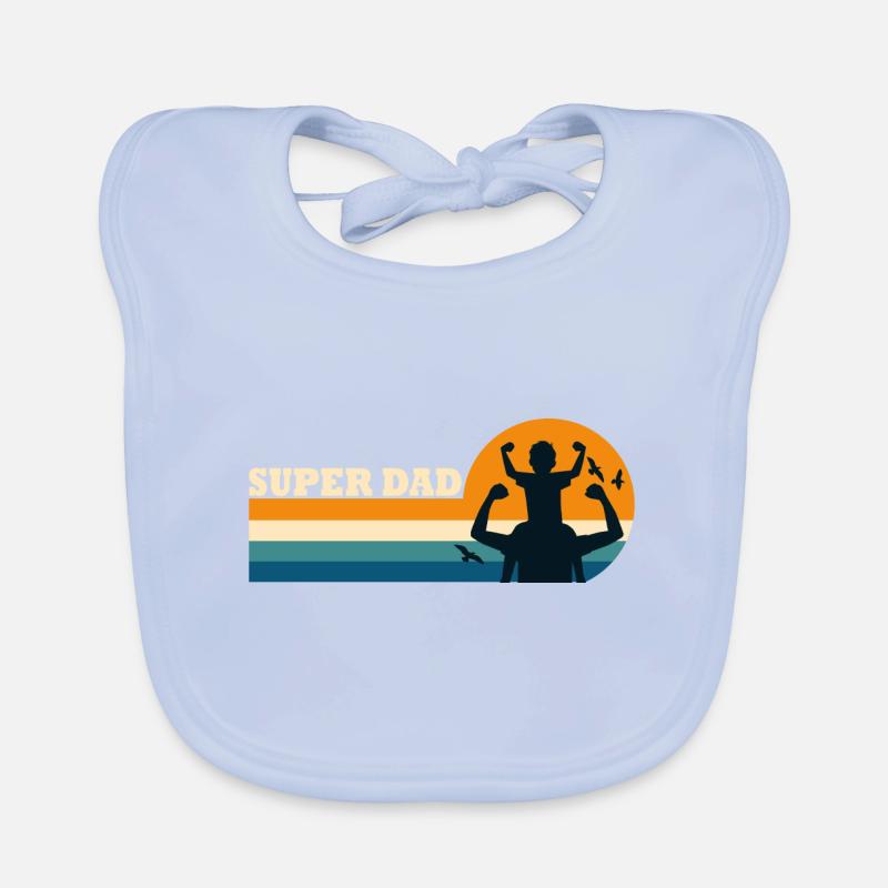 Super dad superdad Bavoir bio Bébé