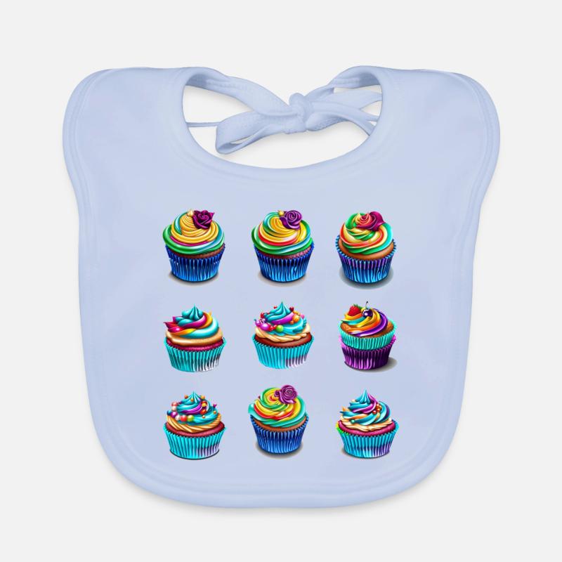 Muffins Törtchen Baby Bio-Lätzchen