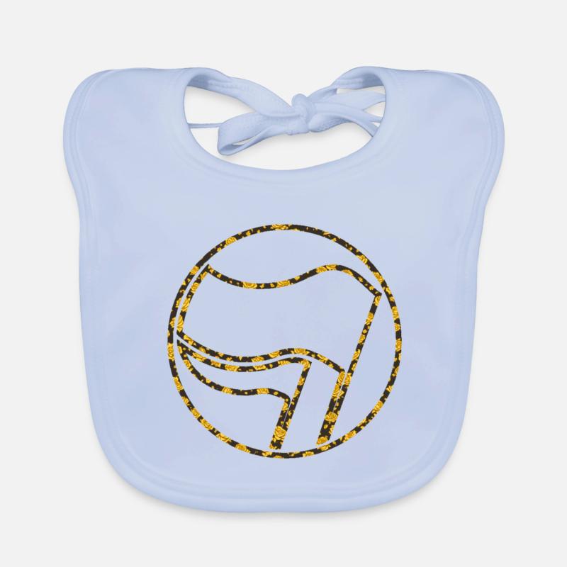 Flag Flag Flags Flags Anti-Fascist Organic Baby Bibs