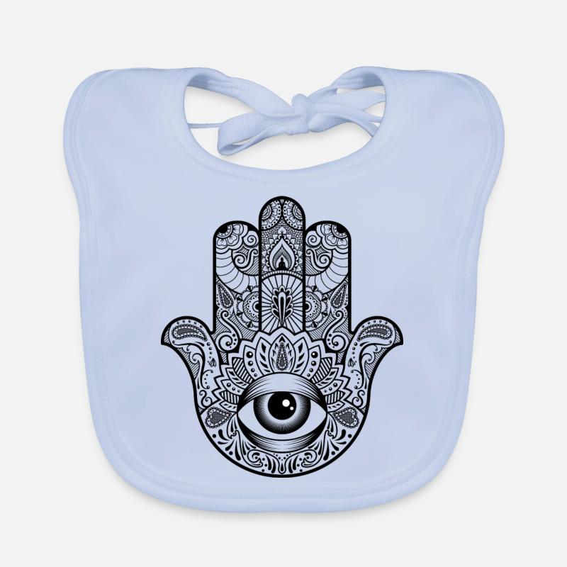 Main de fatima Bavoir bio Bébé