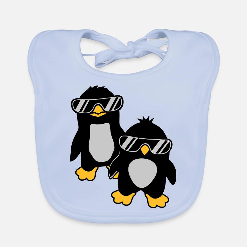 Penguins Crew 2 Amis Bavoir bio Bébé