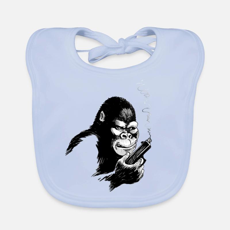 Singe Bavoir bio Bébé