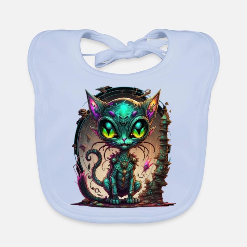 Chat Galaxy Bavoir bio Bébé