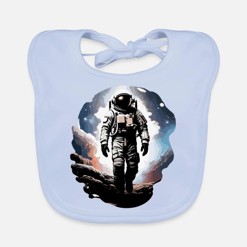 Astronaut Baby Bio-Lätzchen