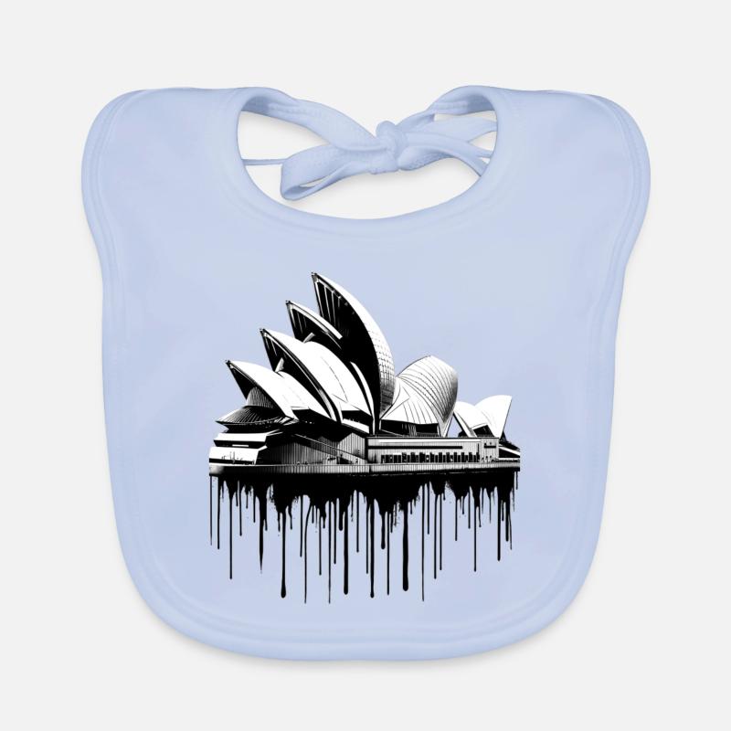 Opéra de Sydney | Opéra de Sydney, Australie Bavoir bio Bébé