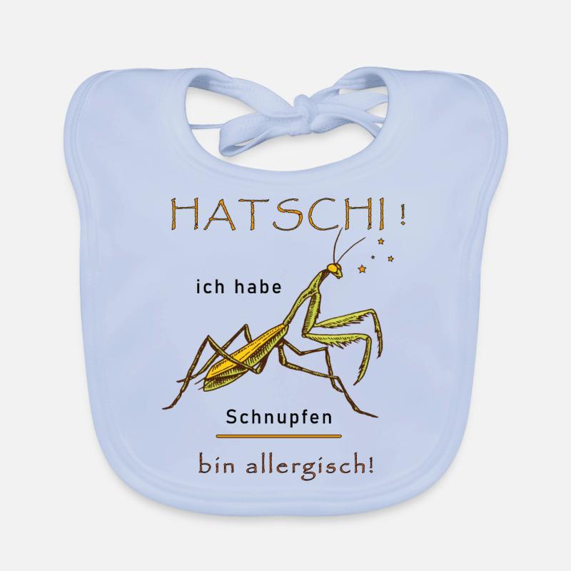 Allergie au rhume des foins de Hatschi Bavoir bio Bébé