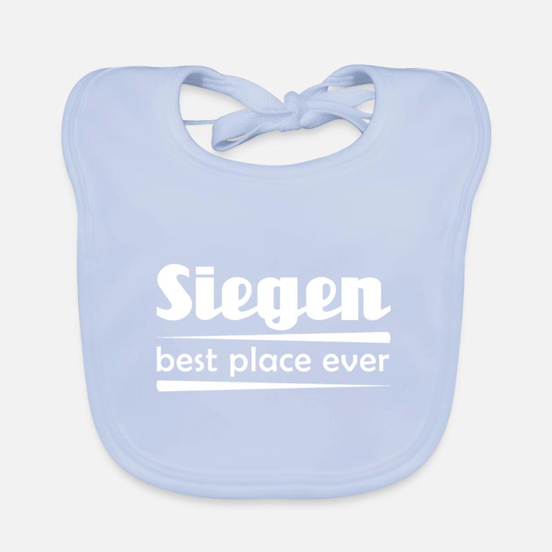 Siegen - Stadt best place ever Baby Bio-Lätzchen