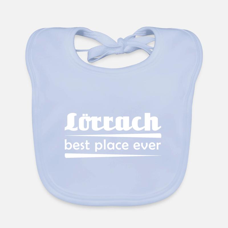 Lörrach - Stadt best place ever Baby Bio-Lätzchen