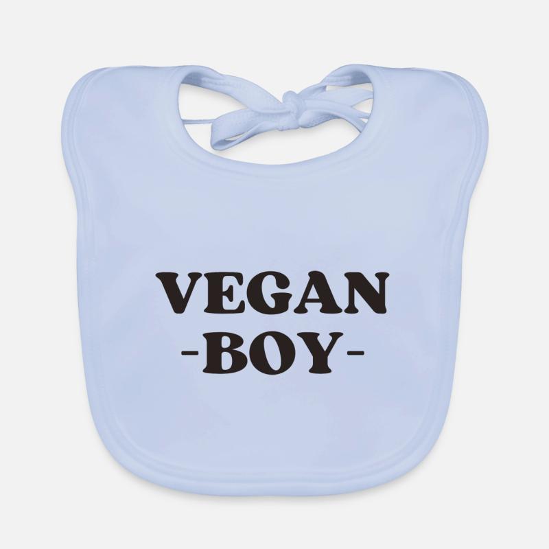 Garçon végétalien Bavoir bio Bébé