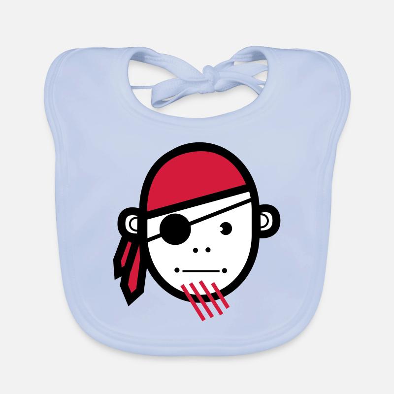 Pirate Organic Baby Bibs