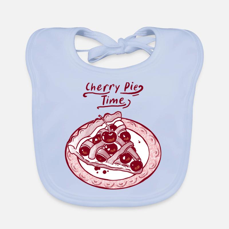 Cherry Pie Time Baby Bio-Lätzchen