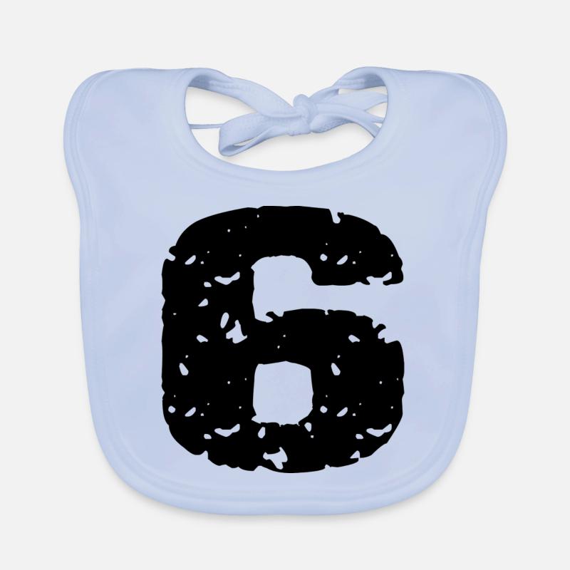 Maillot 6 numéros Bavoir bio Bébé