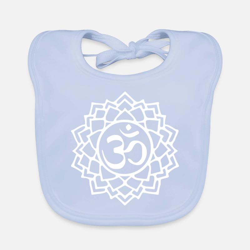 Crown chakra Organic Baby Bibs