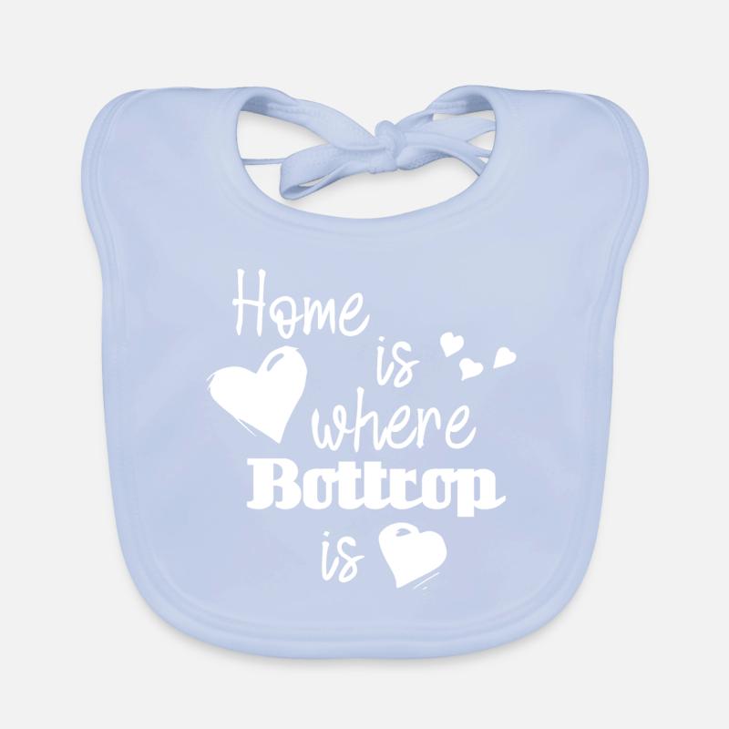 Zuhause in Bottrop - Home is where Bottrop is Baby Bio-Lätzchen