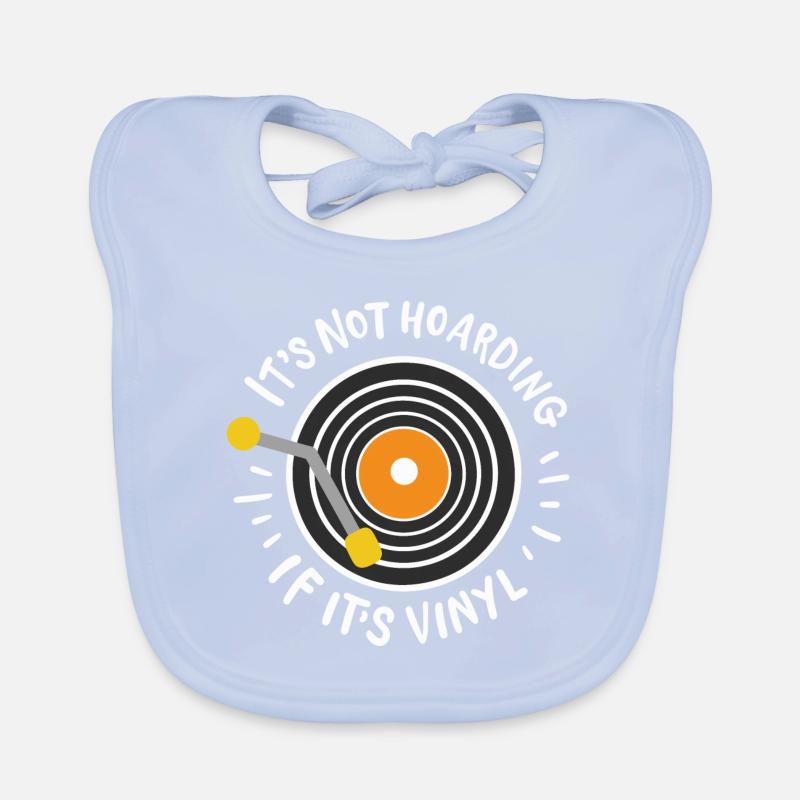 Not Hoarding If It's Vinyl Baby Bio-Lätzchen