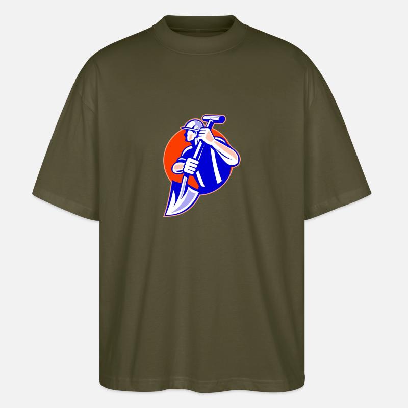 Arbeiter - Stanley/Stella Oversized Unisex Bio T-Shirt Blaster 2.0 - Khaki