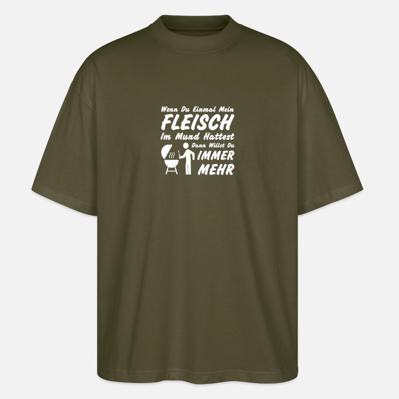 fleisch - Stanley/Stella Oversized Unisex Bio T-Shirt Blaster 2.0 - Khaki