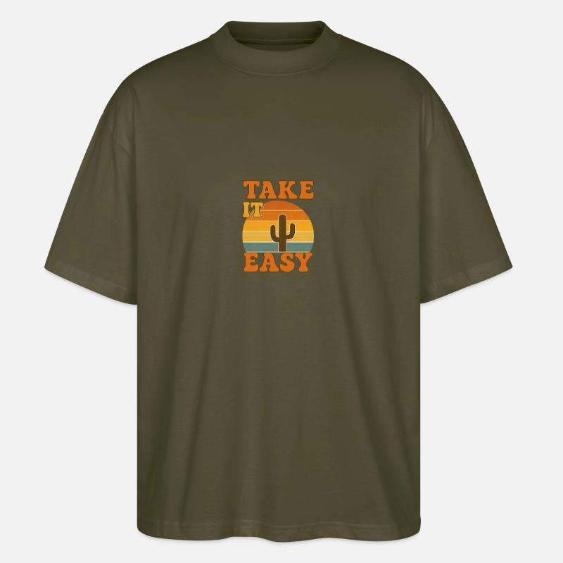 Machen Sie es gut - Stanley/Stella Oversized Unisex Bio T-Shirt Blaster 2.0 - Khaki