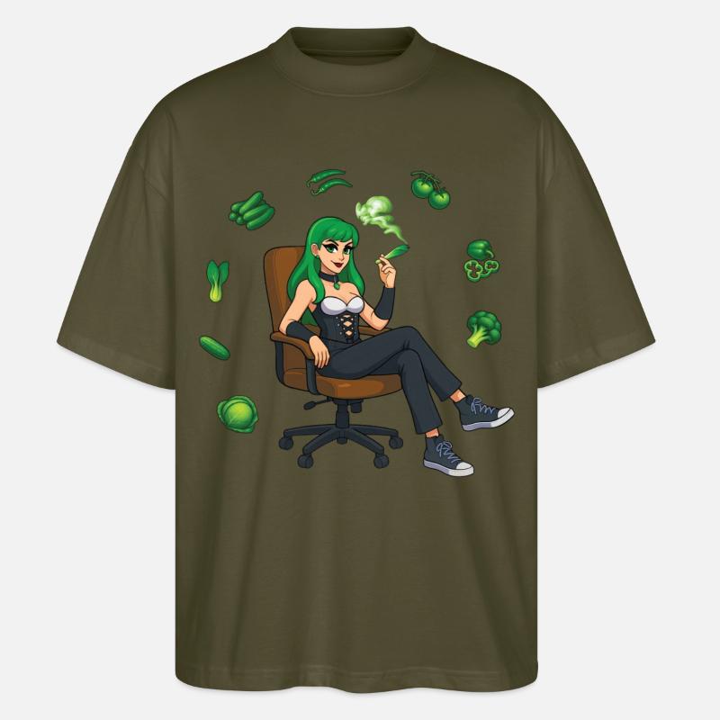 SEI GRÜN #1 – nette Leute - Stanley/Stella Oversized Unisex Bio T-Shirt Blaster 2.0 - Khaki