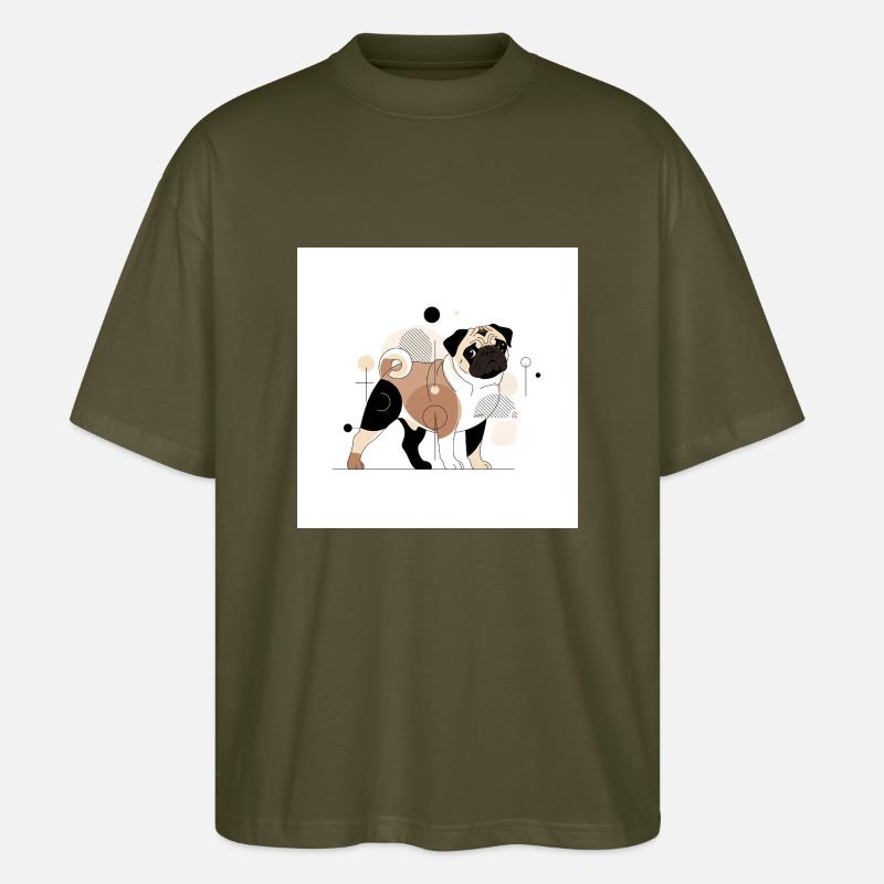 Mops - Stanley/Stella Oversized Unisex Bio T-Shirt Blaster 2.0 - Khaki
