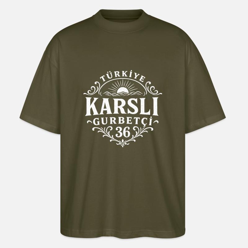 Kars - Stanley/Stella Oversized Unisex Bio T-Shirt Blaster 2.0 - Khaki