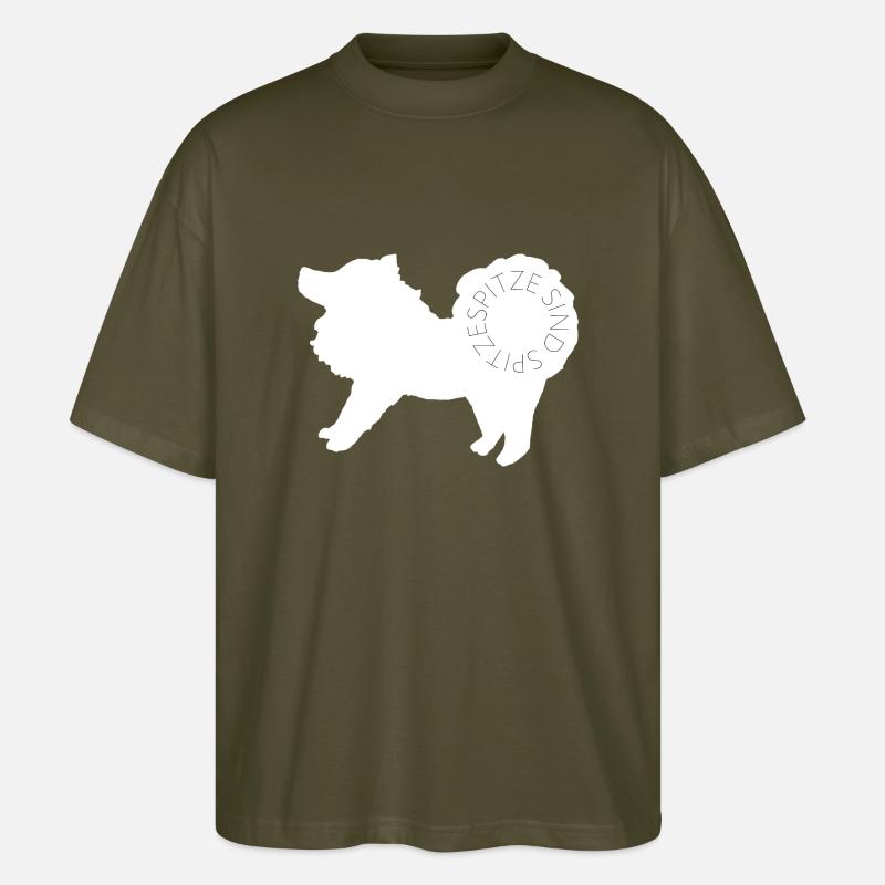 Spitze sind spitze! White - Stanley/Stella Oversized Unisex Bio T-Shirt Blaster 2.0 - Khaki
