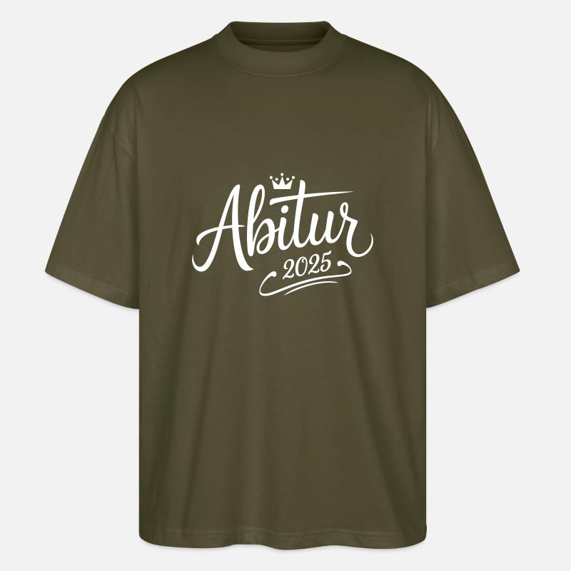 Abitur 2025 - Stanley/Stella Oversized Unisex Bio T-Shirt Blaster 2.0 - Khaki