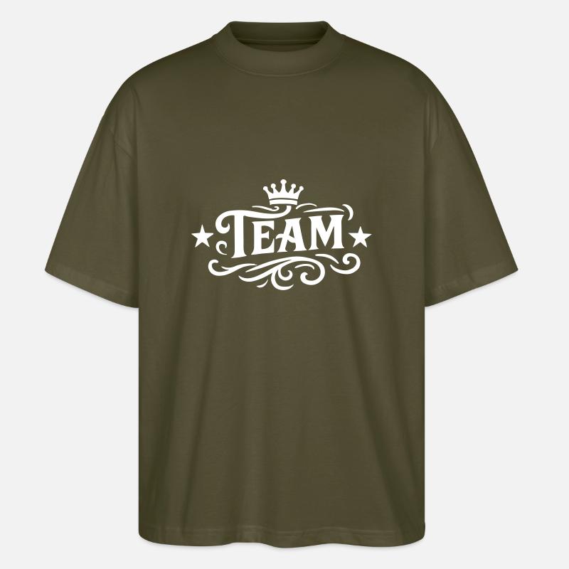 Team Krone - Stanley/Stella Oversized Unisex Organic T-shirt Blaster 2.0 - khaki