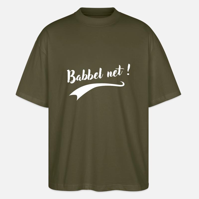 Babbel net - Stanley/Stella Oversized Unisex Bio T-Shirt Blaster 2.0 - Khaki