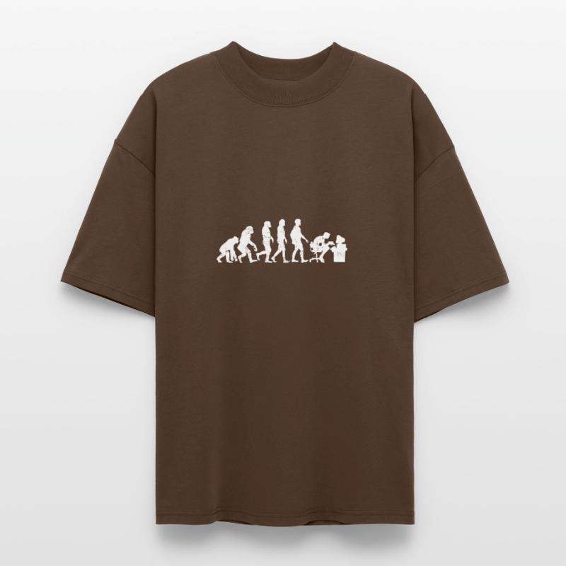évolution des programmeurs codeur cadeau informatique T-shirt bio Blaster 2.0 coupe oversize Stanley/Stella Unisexe