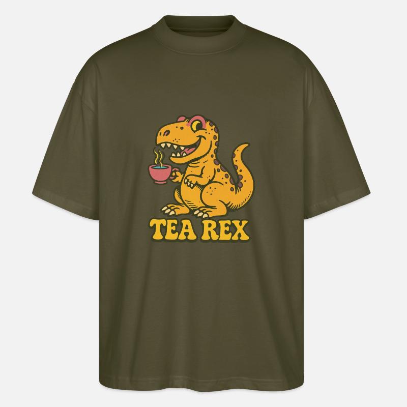 Tee Rex - Stanley/Stella Oversized Unisex Bio T-Shirt Blaster 2.0 - Khaki