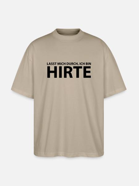 hirte - Stanley/Stella Oversized Unisex Bio T-Shirt Blaster 2.0 - Steingrau