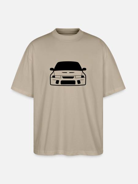 JDM Evo6 | T-shirts JDM - Stanley/Stella Oversized Unisex Bio T-Shirt Blaster 2.0 - Steingrau