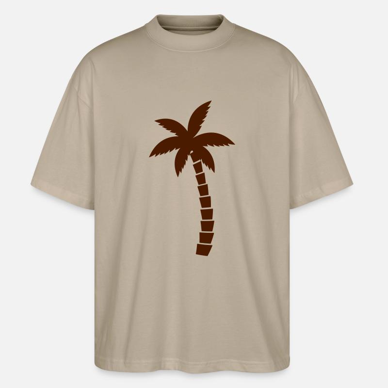 Palme - Stanley/Stella Oversized Unisex Bio T-Shirt Blaster 2.0 - Steingrau