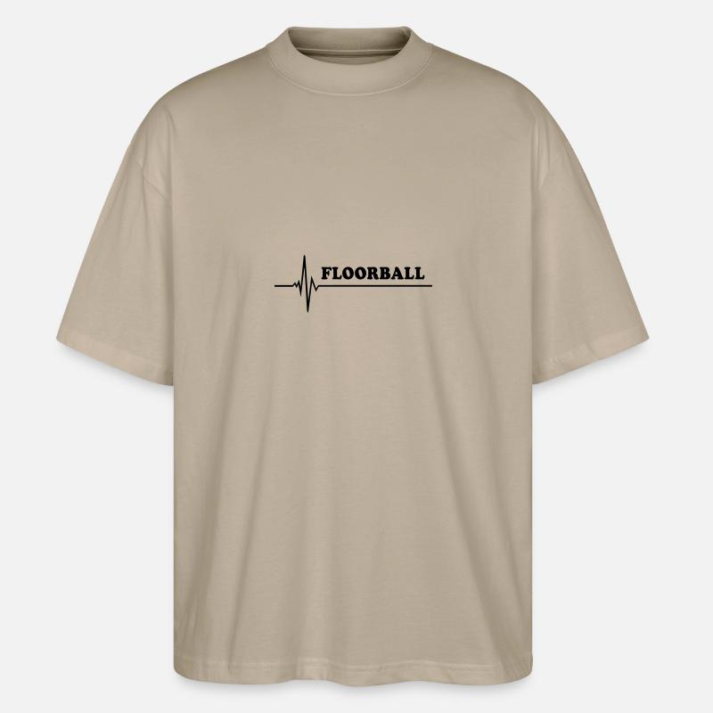 Floorball - Stanley/Stella Oversized Unisex Bio T-Shirt Blaster 2.0 - Steingrau