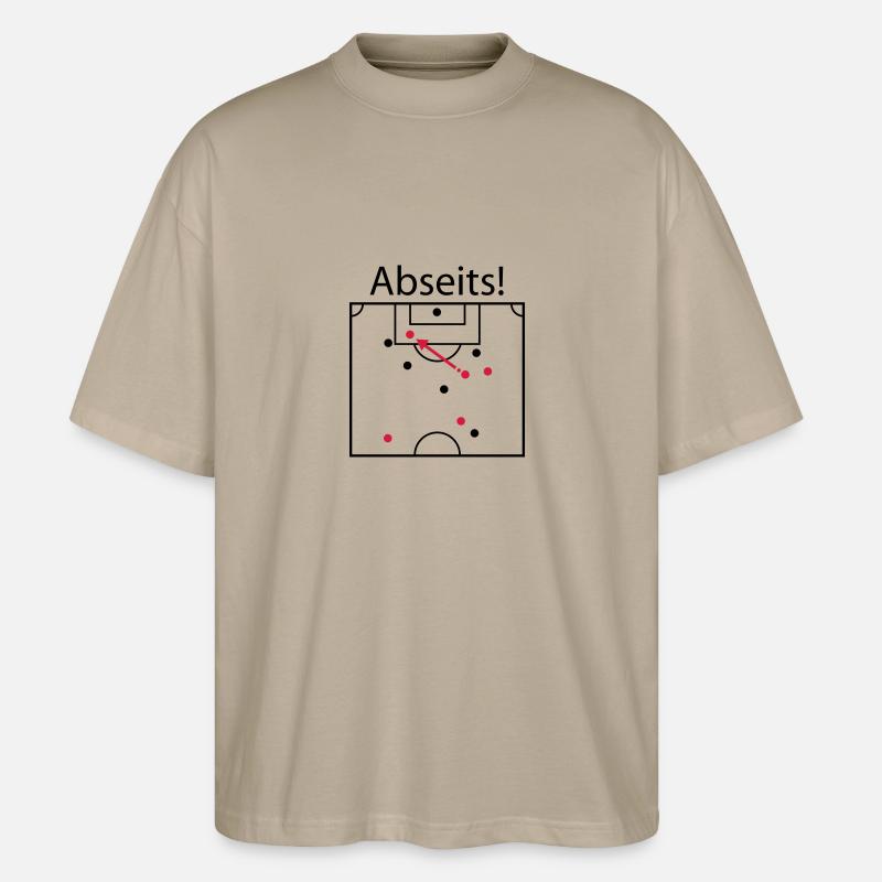 Déclaration de hors-jeu - T-shirt bio Blaster 2.0 coupe oversize Stanley/Stella Unisexe - gris pierre