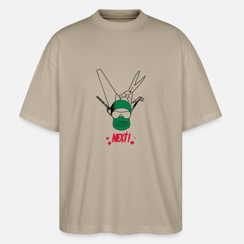 Chirurg - Stanley/Stella Oversized Unisex Bio T-Shirt Blaster 2.0 - Steingrau