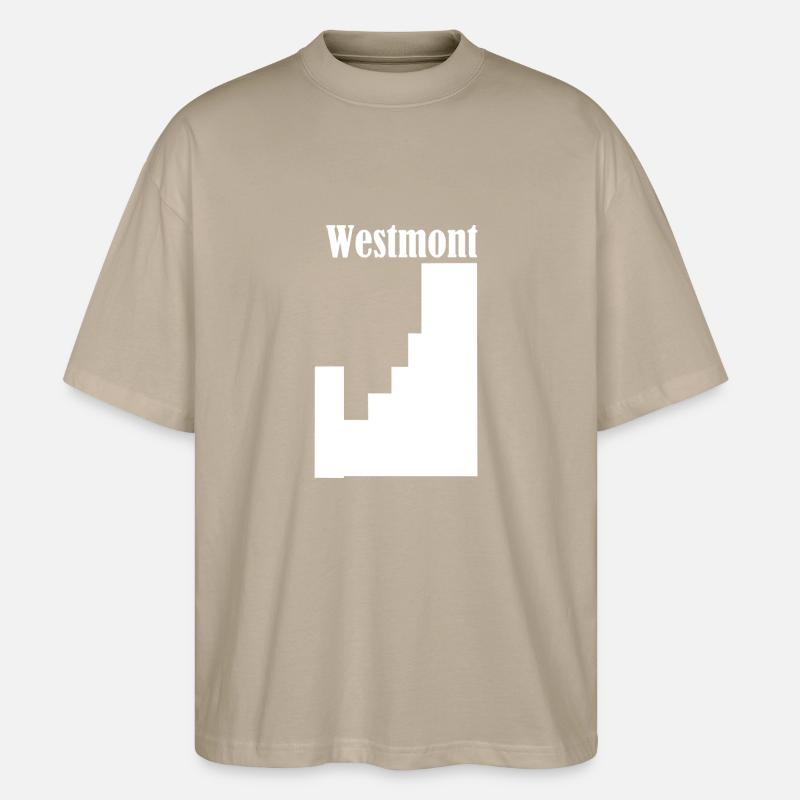 Westmont - Stanley/Stella Oversized Unisex Bio T-Shirt Blaster 2.0 - Steingrau