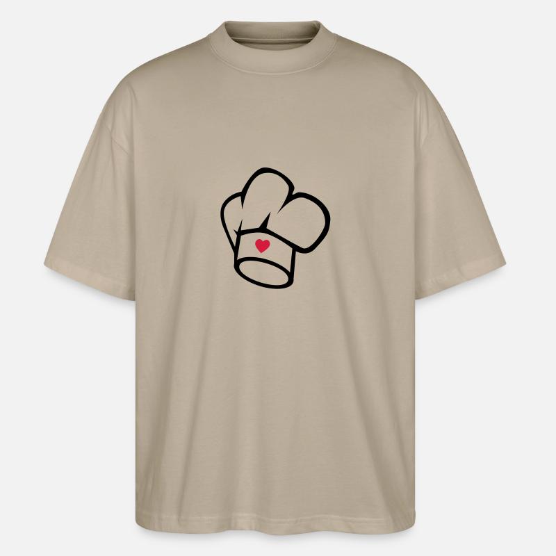 cuisinier - T-shirt bio Blaster 2.0 coupe oversize Stanley/Stella Unisexe - gris pierre