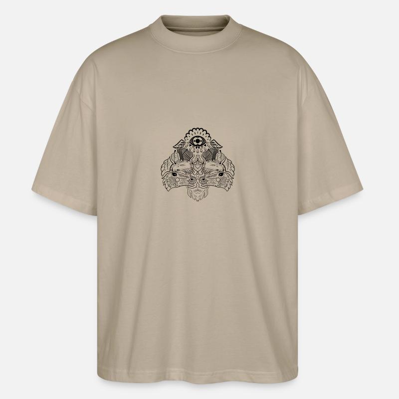 Parallel Human Thought - T-shirt bio Blaster 2.0 coupe oversize Stanley/Stella Unisexe - gris pierre