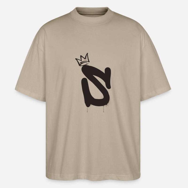 S - Stanley/Stella Oversized Unisex Bio T-Shirt Blaster 2.0 - Steingrau
