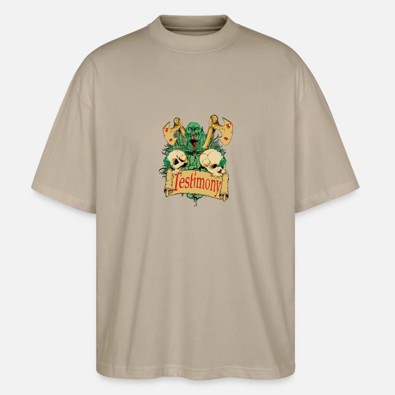 testimony - Stanley/Stella Oversized Unisex Bio T-Shirt Blaster 2.0 - Steingrau
