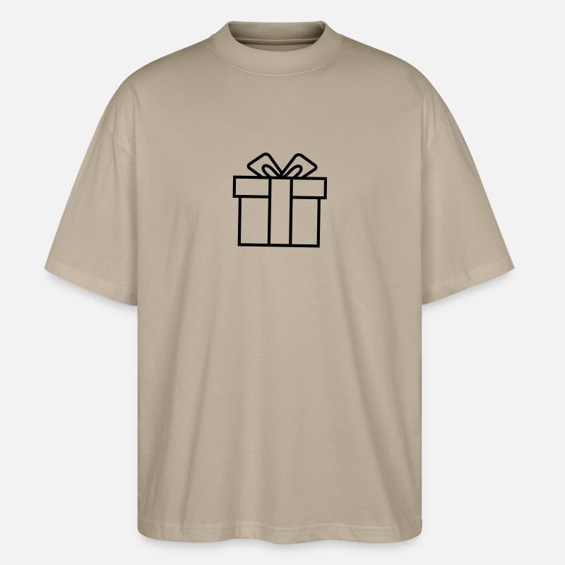 Geschenk - Bescherung - Weihnachten - Stanley/Stella Oversized Unisex Bio T-Shirt Blaster 2.0 - Steingrau