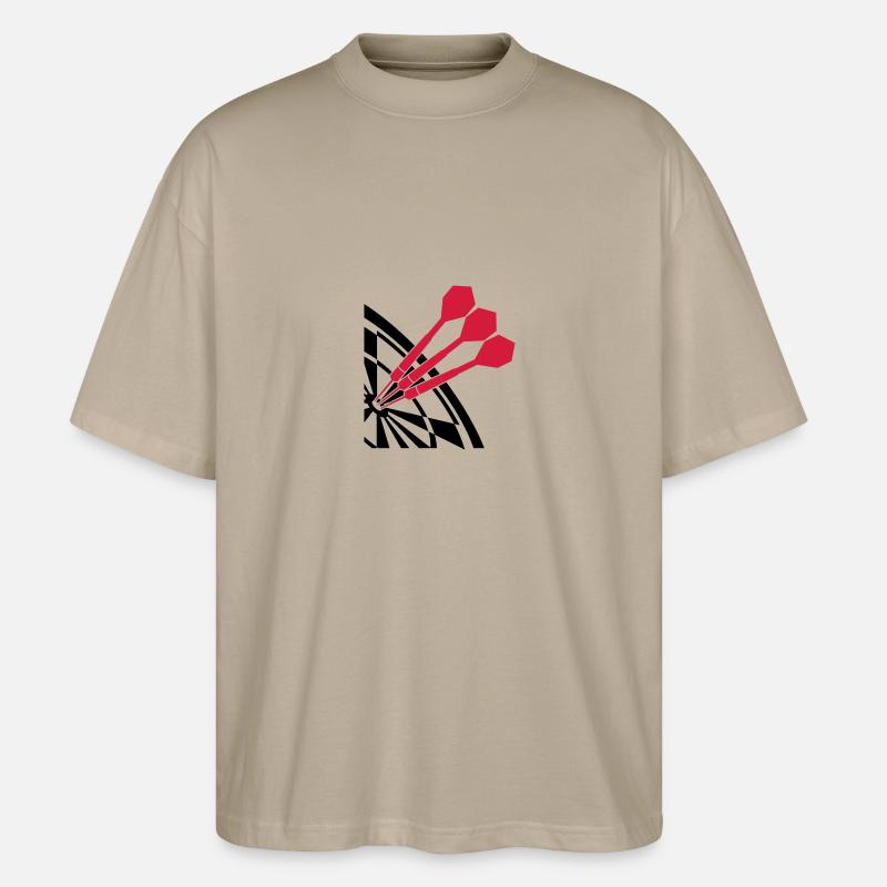 Dart Sport Design - Stanley/Stella Oversized Unisex Bio T-Shirt Blaster 2.0 - Steingrau