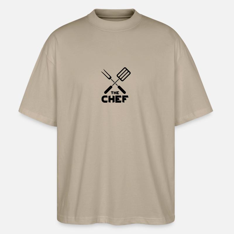 The Chef - Stanley/Stella Oversized Unisex Bio T-Shirt Blaster 2.0 - Steingrau